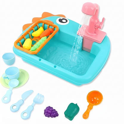 Dinosaur Kitchen Sink Toy - Electric Pump